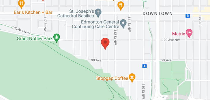 map of #602 9929 113 ST NW